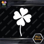 Clover Leaf 4 Four Petals Lucky Irish Shamrock Leaves Decals Stickers Vinyl - Image 3