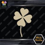 Clover Leaf 4 Four Petals Lucky Irish Shamrock Leaves Decals Stickers Vinyl - Image 23