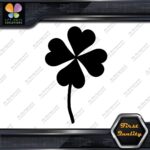 Clover Leaf 4 Four Petals Lucky Irish Shamrock Leaves Decals Stickers Vinyl - Image 4