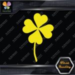 Clover Leaf 4 Four Petals Lucky Irish Shamrock Leaves Decals Stickers Vinyl - Image 6