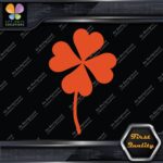 Clover Leaf 4 Four Petals Lucky Irish Shamrock Leaves Decals Stickers Vinyl - Image 8