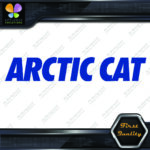 Compatible Arctic Cat Snowmobiles Modern Logo Name Only Vinyl Decal Stickers - Image 11