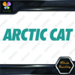 Compatible Arctic Cat Snowmobiles Modern Logo Name Only Vinyl Decal Stickers - Image 13