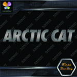 Compatible Arctic Cat Snowmobiles Modern Logo Name Only Vinyl Decal Stickers - Image 17