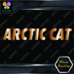 Compatible Arctic Cat Snowmobiles Modern Logo Name Only Vinyl Decal Stickers - Image 18