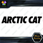 Compatible Arctic Cat Snowmobiles Modern Logo Name Only Vinyl Decal Stickers - Image 3
