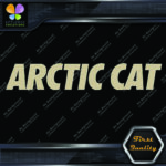 Compatible Arctic Cat Snowmobiles Modern Logo Name Only Vinyl Decal Stickers - Image 23