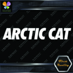 Compatible Arctic Cat Snowmobiles Modern Logo Name Only Vinyl Decal Stickers - Image 4