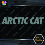 Compatible Arctic Cat Snowmobiles Modern Logo Name Only Vinyl Decal Stickers - Image 5