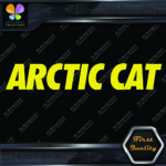 Compatible Arctic Cat Snowmobiles Modern Logo Name Only Vinyl Decal Stickers - Image 6