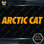 Compatible Arctic Cat Snowmobiles Modern Logo Name Only Vinyl Decal Stickers - Image 7