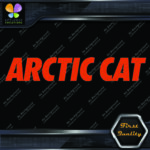Compatible Arctic Cat Snowmobiles Modern Logo Name Only Vinyl Decal Stickers - Image 8