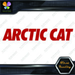 Compatible Arctic Cat Snowmobiles Modern Logo Name Only Vinyl Decal Stickers - Image 9