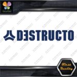 Compatible Destructo Skateboards Full Block Name Logo Decals Stickers Vinyl - Image 12