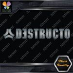 Compatible Destructo Skateboards Full Block Name Logo Decals Stickers Vinyl - Image 18