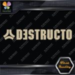 Compatible Destructo Skateboards Full Block Name Logo Decals Stickers Vinyl - Image 23