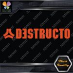 Compatible Destructo Skateboards Full Block Name Logo Decals Stickers Vinyl - Image 7