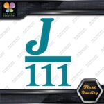 Compatible J 111 Boats J111 Sailing Boating Sports Decals Stickers Vinyl - Image 14