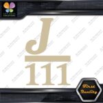 Compatible J 111 Boats J111 Sailing Boating Sports Decals Stickers Vinyl - Image 3