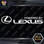 Compatible Powered By Lexus Name Racing Tuning JDM Cars Vinyl Decals Stickers - Image 3