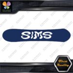 Compatible Sims Wavy Snowboards Hollow Name Letters Sports Decals Stickers Vinyl - Image 11