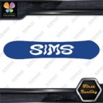 Compatible Sims Wavy Snowboards Hollow Name Letters Sports Decals Stickers Vinyl - Image 12