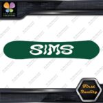 Compatible Sims Wavy Snowboards Hollow Name Letters Sports Decals Stickers Vinyl - Image 15