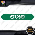 Compatible Sims Wavy Snowboards Hollow Name Letters Sports Decals Stickers Vinyl - Image 16
