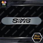 Compatible Sims Wavy Snowboards Hollow Name Letters Sports Decals Stickers Vinyl - Image 18
