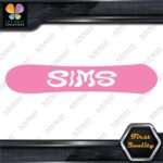 Compatible Sims Wavy Snowboards Hollow Name Letters Sports Decals Stickers Vinyl - Image 20
