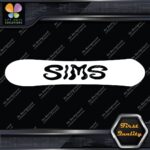 Compatible Sims Wavy Snowboards Hollow Name Letters Sports Decals Stickers Vinyl - Image 3
