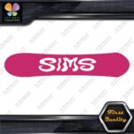 Compatible Sims Wavy Snowboards Hollow Name Letters Sports Decals Stickers Vinyl - Image 21