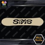 Compatible Sims Wavy Snowboards Hollow Name Letters Sports Decals Stickers Vinyl - Image 23