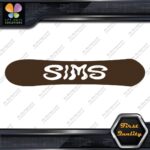 Compatible Sims Wavy Snowboards Hollow Name Letters Sports Decals Stickers Vinyl - Image 24