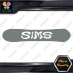 Compatible Sims Wavy Snowboards Hollow Name Letters Sports Decals Stickers Vinyl - Image 4