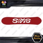 Compatible Sims Wavy Snowboards Hollow Name Letters Sports Decals Stickers Vinyl - Image 9