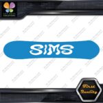 Compatible Sims Wavy Snowboards Hollow Name Letters Sports Decals Stickers Vinyl - Image 10
