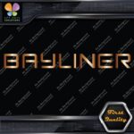 Compatible Bayliner Boats Yacht Name Only Emblem Logo Decals Stickers Vinyl - Image 19