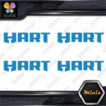 Compatible Hart Tools Name Only Logo Pack of 4 MINI SIZE Decals Stickers Vinyl - Image 11