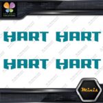 Compatible Hart Tools Name Only Logo Pack of 4 MINI SIZE Decals Stickers Vinyl - Image 13