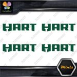 Compatible Hart Tools Name Only Logo Pack of 4 MINI SIZE Decals Stickers Vinyl - Image 16
