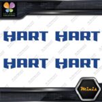 Compatible Hart Tools Name Only Logo Pack of 4 MINI SIZE Decals Stickers Vinyl