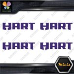 Compatible Hart Tools Name Only Logo Pack of 4 MINI SIZE Decals Stickers Vinyl - Image 22