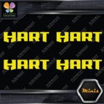 Compatible Hart Tools Name Only Logo Pack of 4 MINI SIZE Decals Stickers Vinyl - Image 6