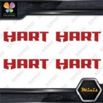 Compatible Hart Tools Name Only Logo Pack of 4 MINI SIZE Decals Stickers Vinyl - Image 9
