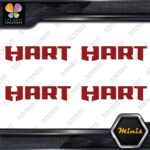 Compatible Hart Tools Name Only Logo Pack of 4 MINI SIZE Decals Stickers Vinyl - Image 10