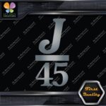 Compatible J 45 Boats J45 Sailing Boating Sports Logo Decals Stickers Vinyl - Image 18