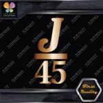 Compatible J 45 Boats J45 Sailing Boating Sports Logo Decals Stickers Vinyl - Image 19