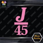 Compatible J 45 Boats J45 Sailing Boating Sports Logo Decals Stickers Vinyl - Image 21