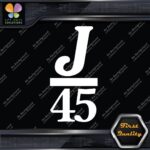 Compatible J 45 Boats J45 Sailing Boating Sports Logo Decals Stickers Vinyl - Image 4